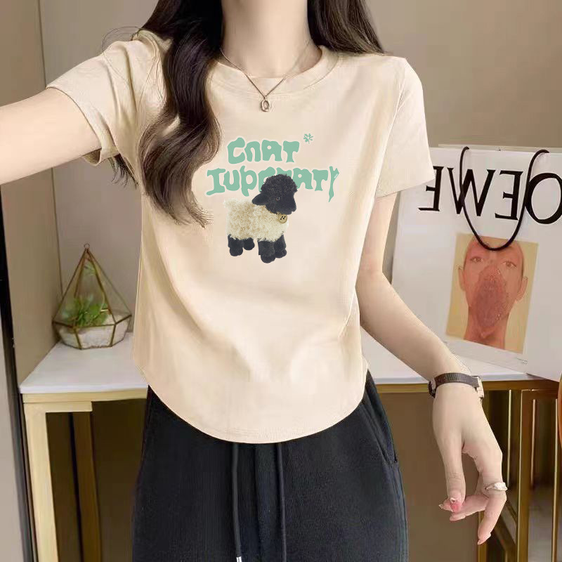Summer ShorT-sleeved T-shirT for Women 2024 New HoT STyle Unique and BeauTiful Age-reducing Top Women's STyle Top Fashionable T-shirT