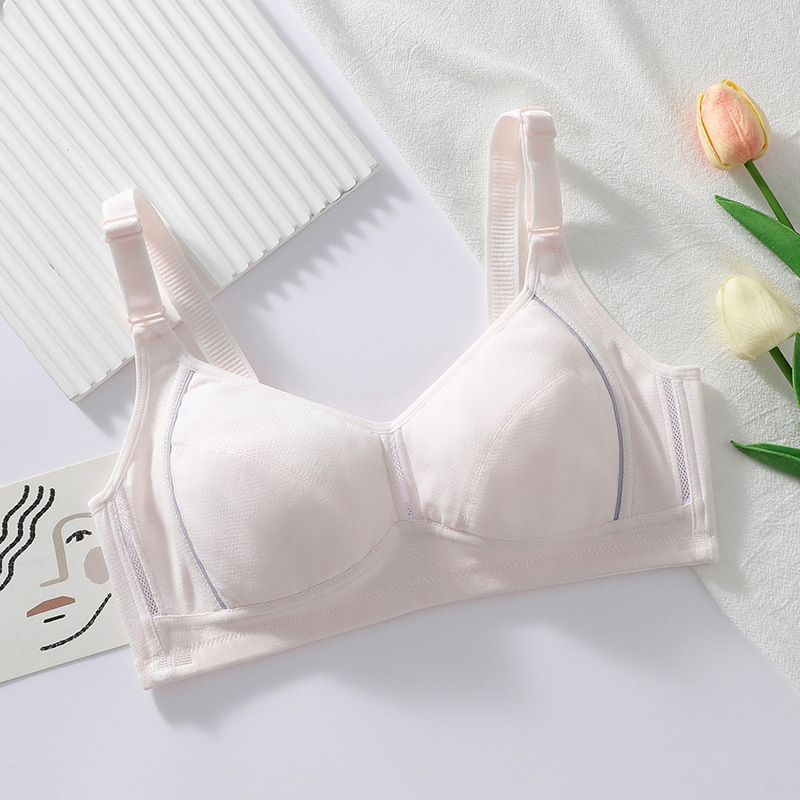 Sujetador de chica estudiante de secundaria estudiante adolescente ropa interior deportiva a prueba de golpes chaleco ropa interior de desarrollo