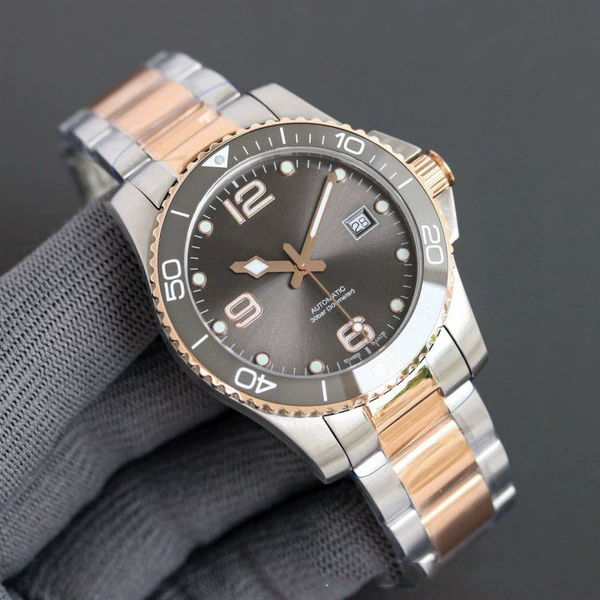 Rose gold steel gray