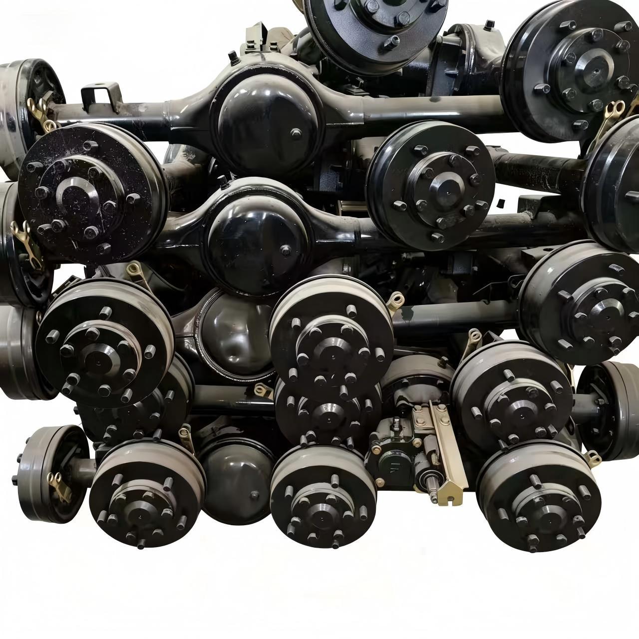 Three-Wheel Motorcycle 160 Drum Brake Non-Shifting Rear Axle Assembly Wholesale and Retail In-Stock Supply Front and Rear Axles