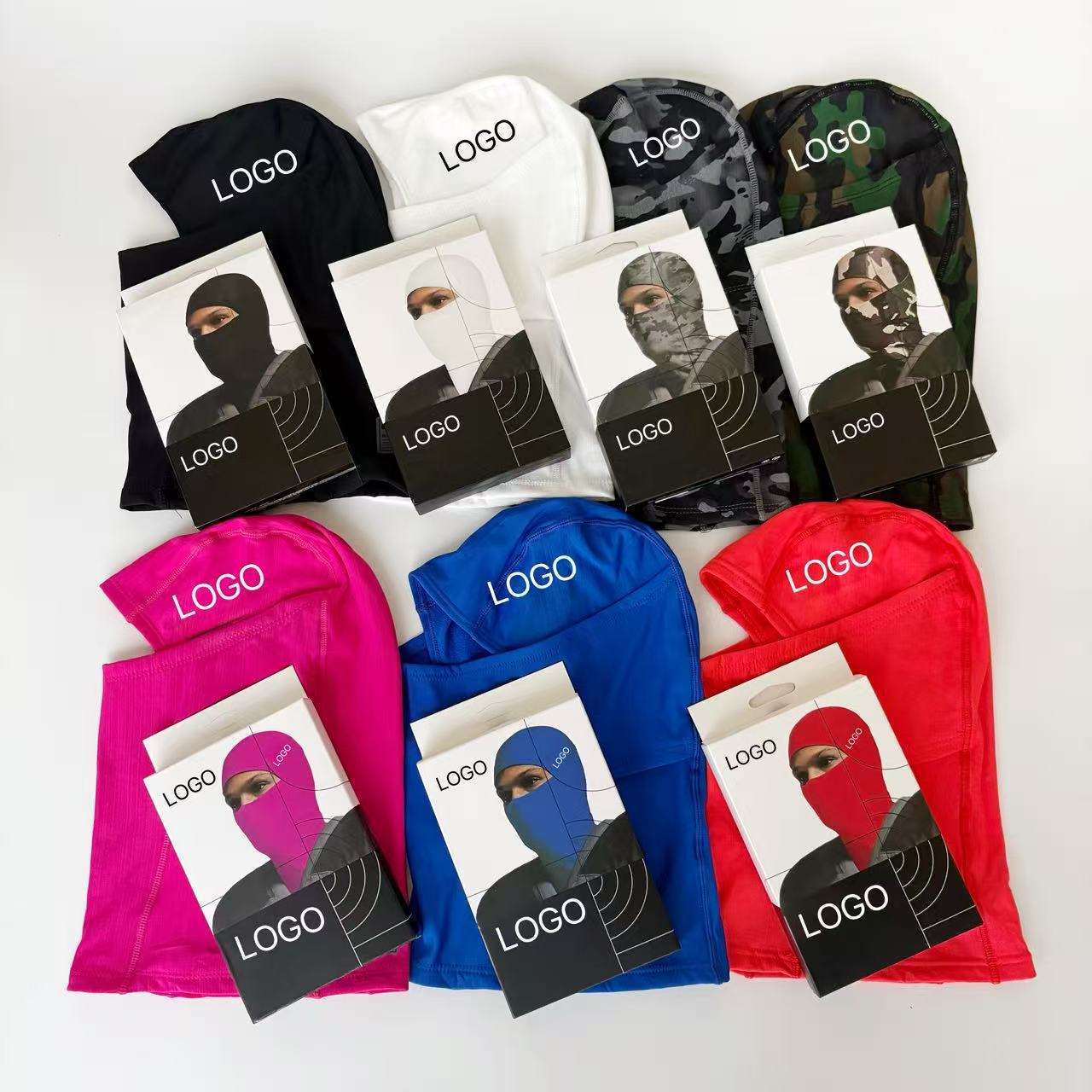 Popular Style Balaclava Hat with Hook Design, Suitable for All Seasons, Sun Protection, Ski Hood, Face Mask, Breathable Cycling Hood