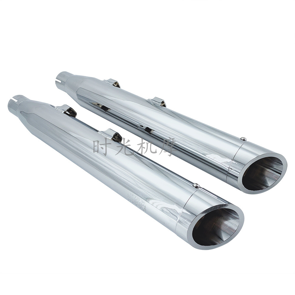 Applicable to Harley 883 1200 48 72 modified cobra exhaust modified beveled cobra exhaust pipe