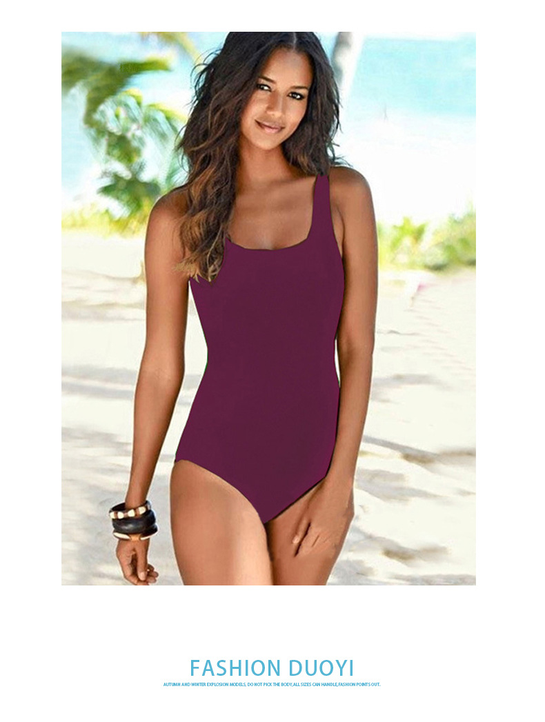 Sexy One-piece Swimsuit For Women Gradient Print Backless Design_voghion.com