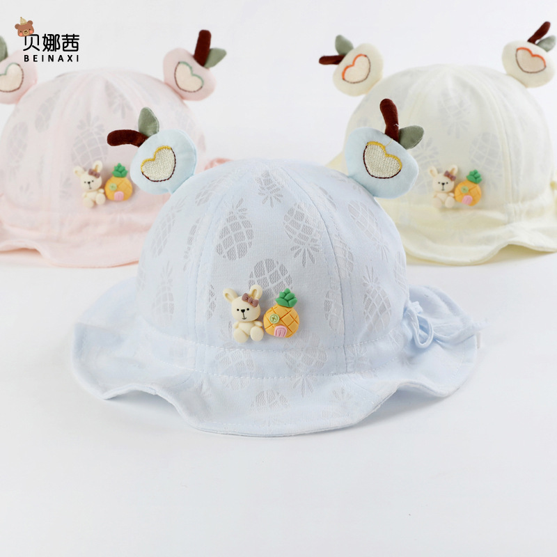 Baby pescador sombrero primavera-verano 2023 nuevo lindo super lindo sombrero de bebé sombrero de sol para mujeres y hombres sombrero de bañera de sol sombrero de sol