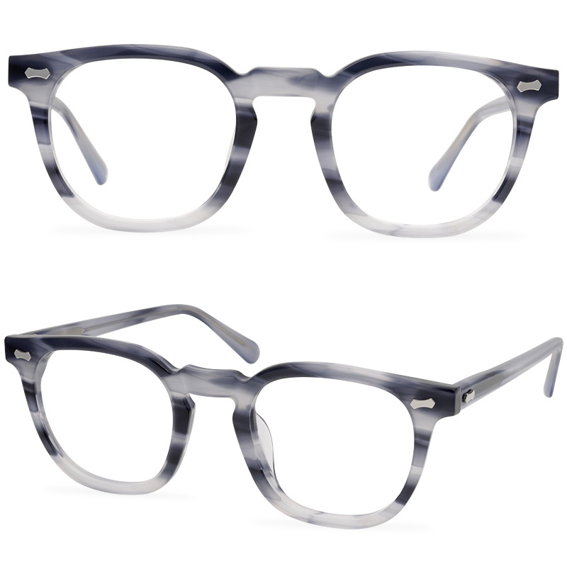 Square retro matte compatible glasses for men and women