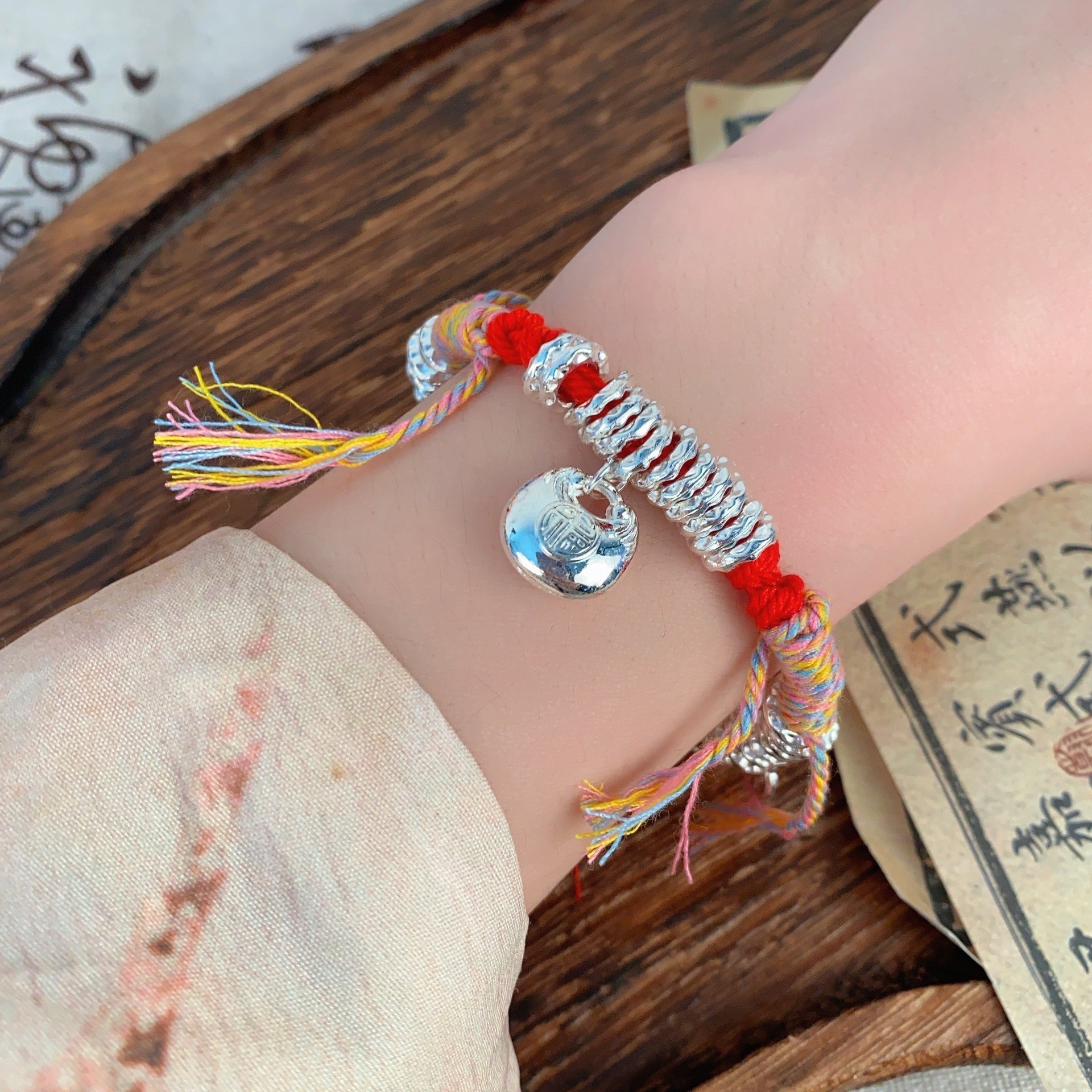 Colorful rope lucky bag bracelet S1060B