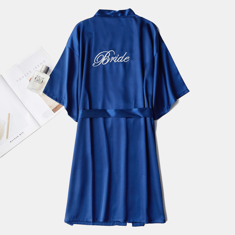 반팔 신부 네이비 블루