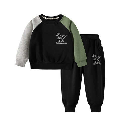 Betop Streetwear Ins Style Padded Hoodie Set for Kids - 2 Piece Children's Outfit Wholesale & Foreign Trade Apparel - One Piece Dropshipping