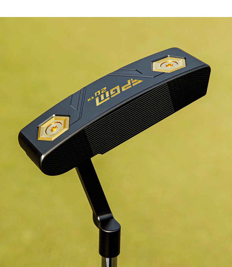 Gậy putter golf PGM-20TH trọng tâm thấp, dung sai cao, dành cho tập luyện — 【Trục thép 950】Gậy putter đen vàng (tặng bao đầu gậy) TUG088 chi tiết 4