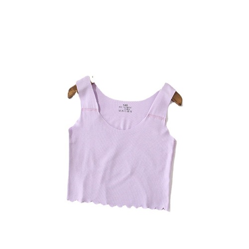 New seamless girls' vest underwear for students in puberty junior high school girls' bra for high school girls 
