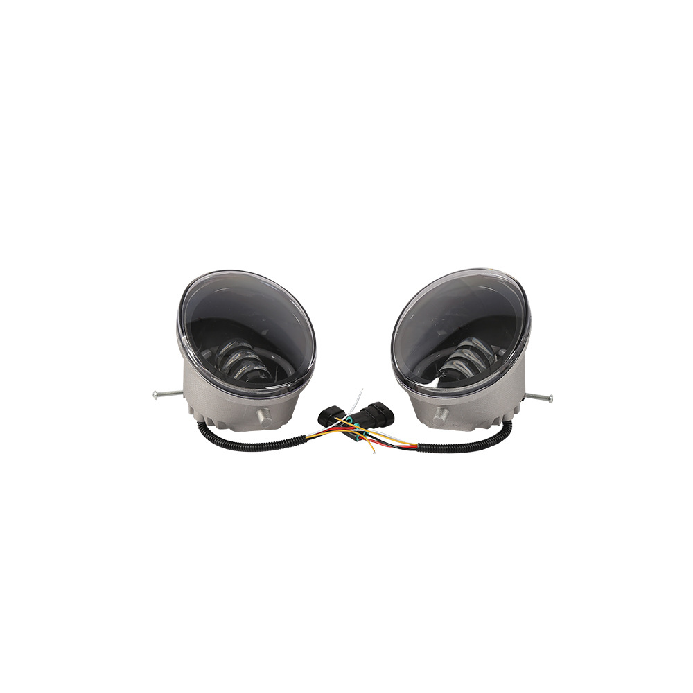 Suitable for Toyota LC7 series, gold-colored LED fog lights, factory wholesale and modification services