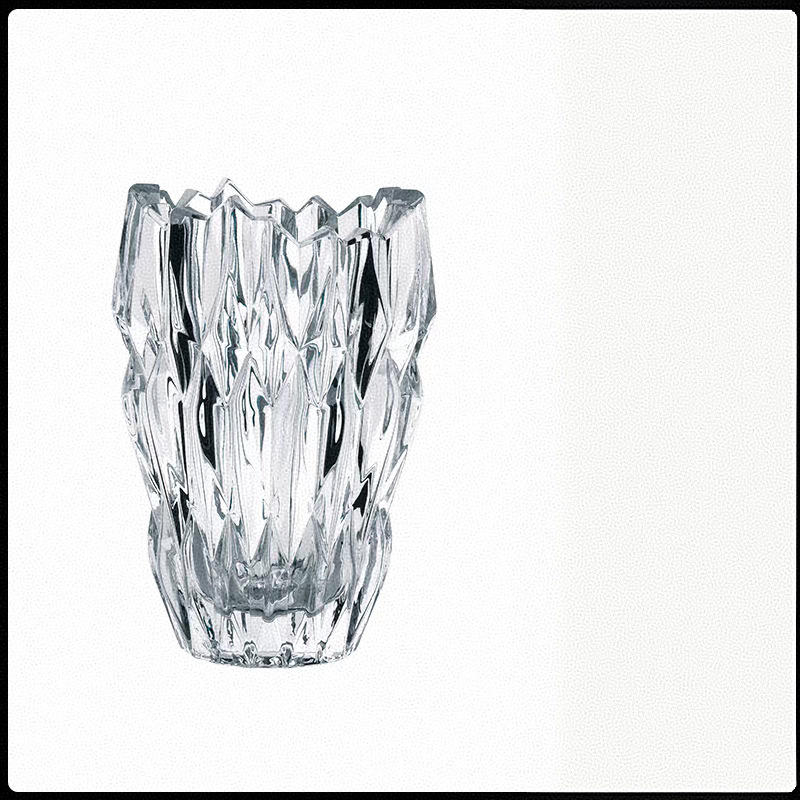 Jarrón de vidrio de estilo europeo al por mayor, rico arreglo floral de bambú seco, jarrón grande, flor transparente, decoración de mesa de comedor de sala de estar, decoración