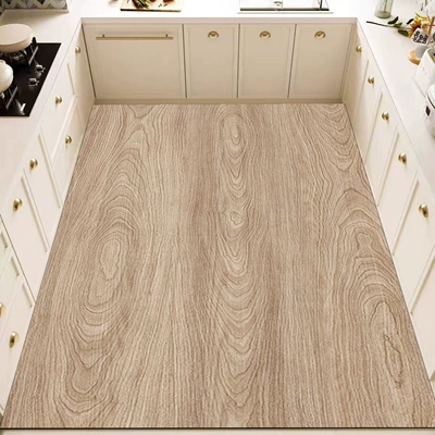 Avtomobil döşəmə paspasları: Are Stain-Resistant, Non-Slip, Water-Absorbent, Diatom Mud - moxuan-14-wood-grain-thick-diatom-mud-customized-size-non-refundable-and-non-exchangeable