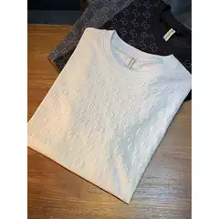 2022 Summer New Short Sleeve T-shirt Men's Hong Kong Trend Brand Printed Versatile Cotton Handsome Half Sleeve T-shirt