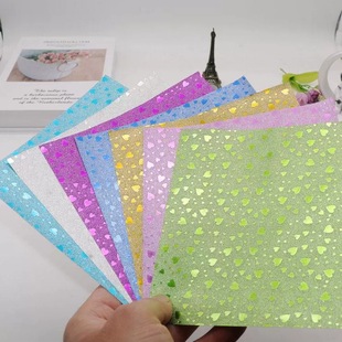 Pearl Paper Pattern Gold Powder Flash Diamond Hand Paper 15cm Square Paper Crane Origami Kawasaki Rose Paper