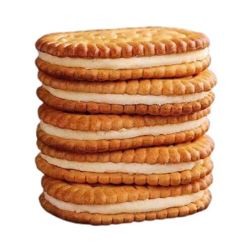 Banana Durian Sandwich Cookies - Famous Internet Snack, Vintage Nostalgic Leisure Snacks - Full Box Food Manufacturer Wholesale