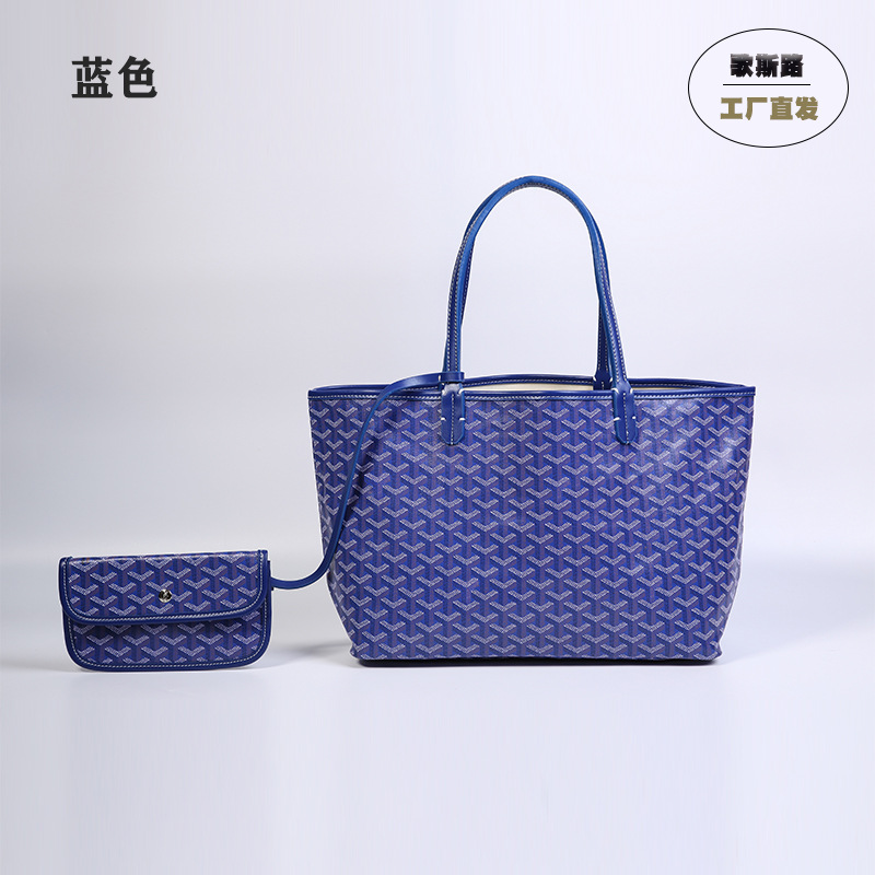 2023 nuevo perro diente bolsa de hombro portátil de lona de cuero bolsa de compras de gran capacidad carta de Las Mujeres cesta de verduras bolsa