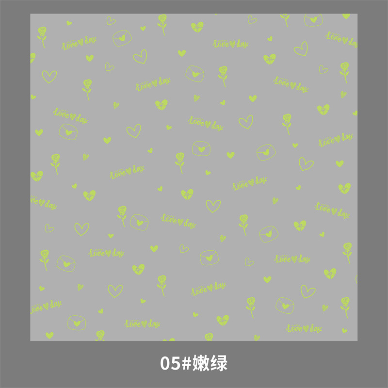 05 verde tierno; 57*57CM