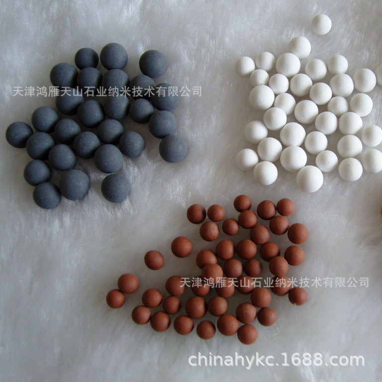 麦饭石陶粒 过滤水处理陶粒 各种颜色矿化球