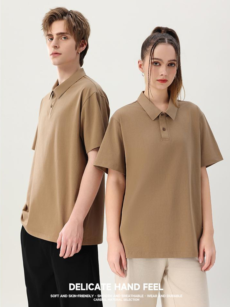 Polo de solapa de verano nuevo estilo de manga corta ropa de trabajo para hombres logotipo impreso cultura publicidad camisa camiseta ropa de trabajo bordado