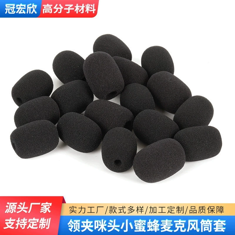 Микрофон-петличка Little Bee с губчатым чехлом для звуковой карты, для пения и записи