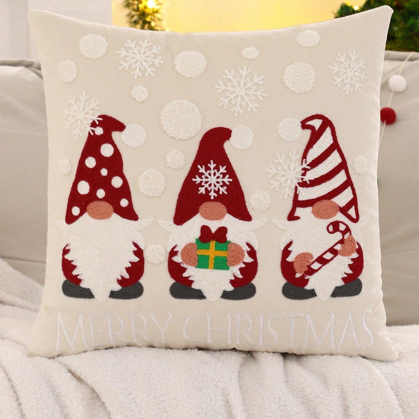 Comercio exterior transfronterizo explosión de Navidad Santa Claus cubre almohada de copo de nieve Amazon AliExpress una generación de productos encontrados