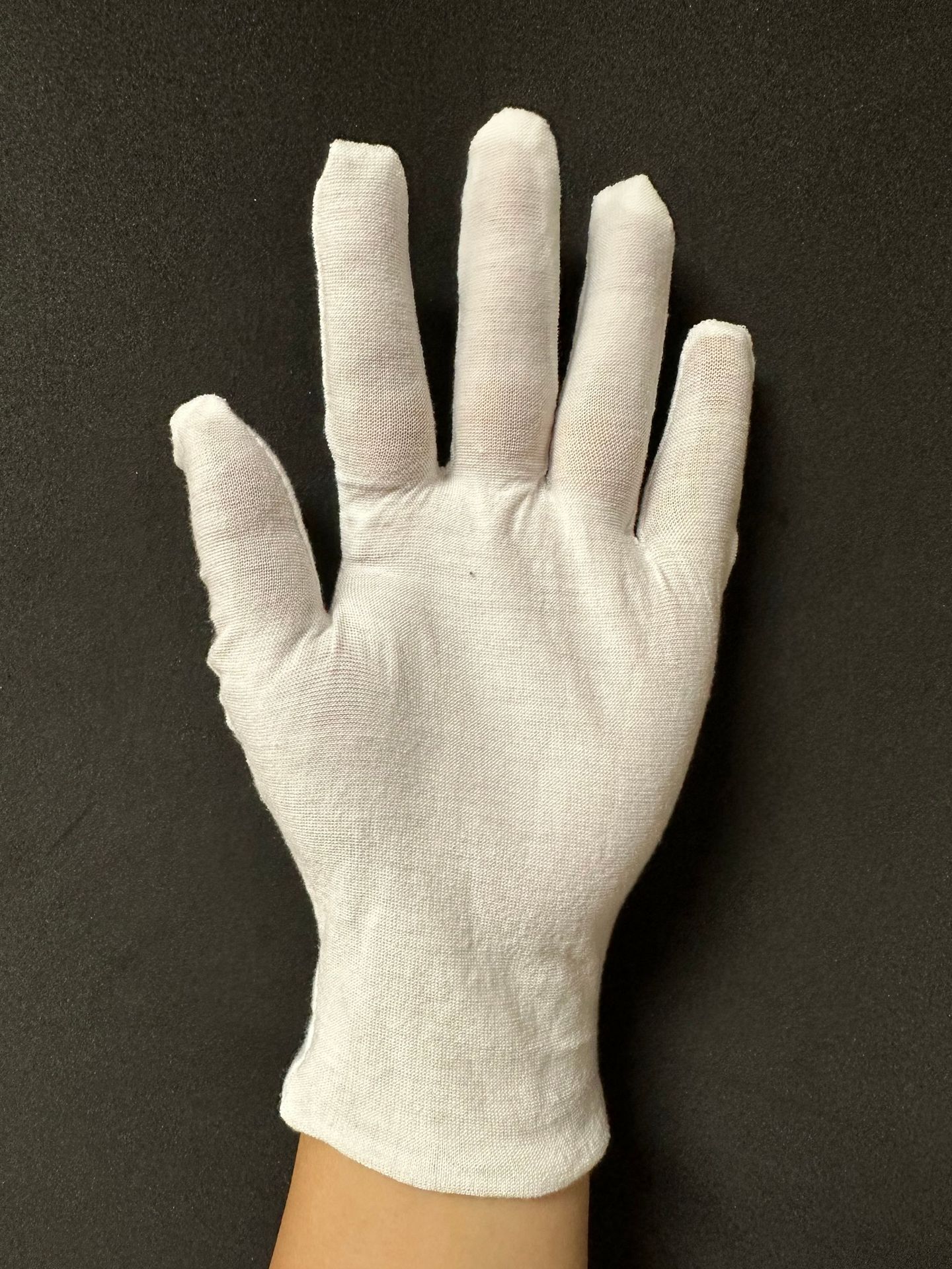 Guantes blancos de seguro laboral, inspección gruesa, juego literario, etiqueta, trabajo, cuentas, jersey de algodón puro, guantes de algodón de jardinería de calidad