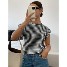 F 26720 Sleeveless hollow T-shirts for women �����ο�Ů T ��