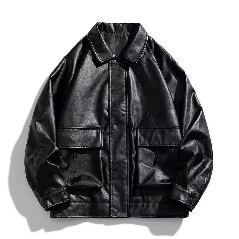 Autumn polyurethane jacket, American style