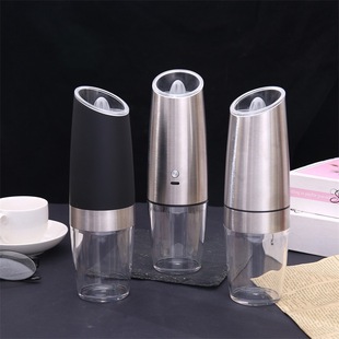 Kitchen Pepper Grinder Electric Coarse and Fine Seasoning Bottle Seasoning Bottle Manual Sea Salt Pepper Grinder Grinding Bottle