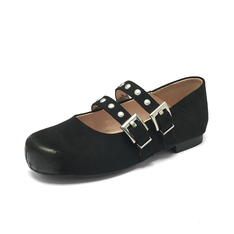 2026 nuevos zapatos de mujer de verano de un pie retrógrado francés zapatos de moda superficiales