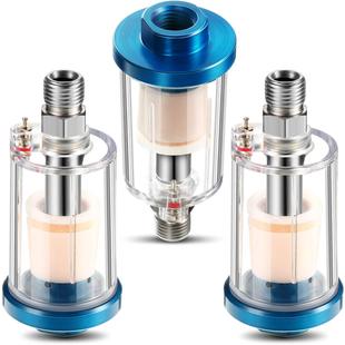 Compressed Air Filter Water-Oil Separation 1/ 4inch Npt Inlet and Outlet Spray Gun Filter Water Separator