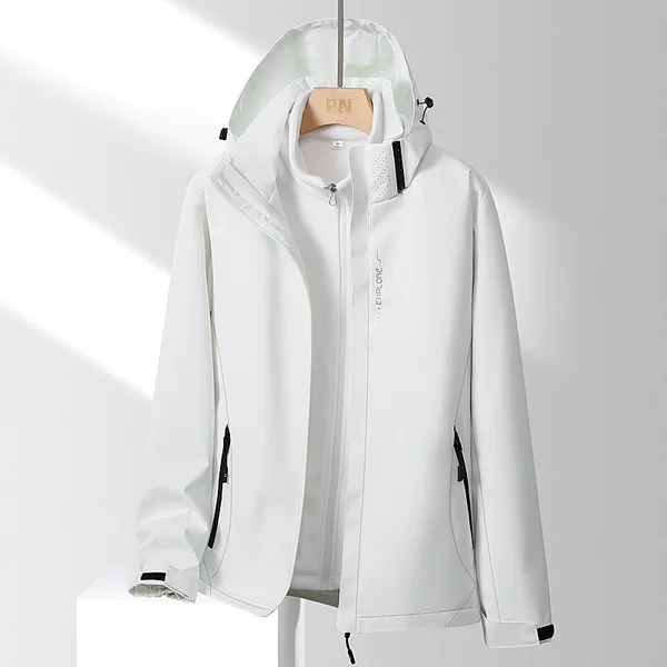 2023 Jacket Three-In-One Detachable Jacket Autumn and Winter Outdoor Thickened Waterproof Windproof Outdoor Two-Piece Set