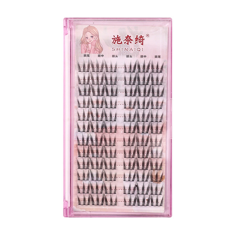 施奈绮 Кат claw сегментированные ресницы для женщин, отдельный кластер естественные кошачьи когти без клея