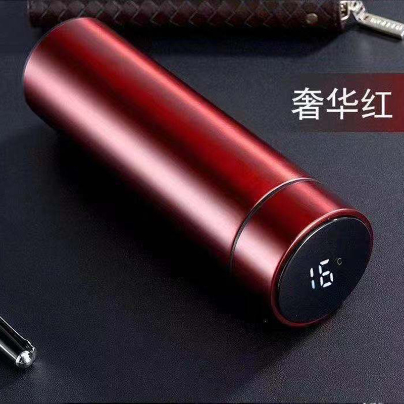 Taza de vacío pantalla de temperatura inteligente taza recta pantalla táctil taza de agua taza de oficina de acero inoxidable taza de regalo de negocios al por mayor