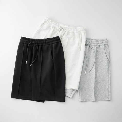 Pure Color Cotton Shorts for Men 2025 Summer New Style Cool Athlete Running Outerwear 5-Finger Casual 5-Finger Pants