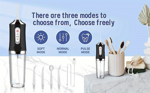 Cross-border Amazon electric tooth rinser, tooth cleaner, tooth cleaner to remove residual gaps between teeth, water floss, oral beauty instrument