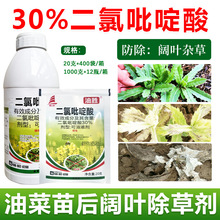 油胜30%二氯吡啶酸稻槎菜刺儿菜油菜田阔叶杂草油菜苗后除草