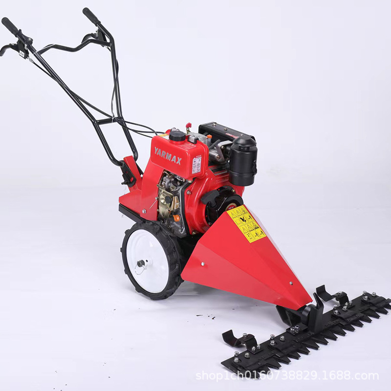 手推式汽油剪草机 山东农机厂家大量供应柴油割草机