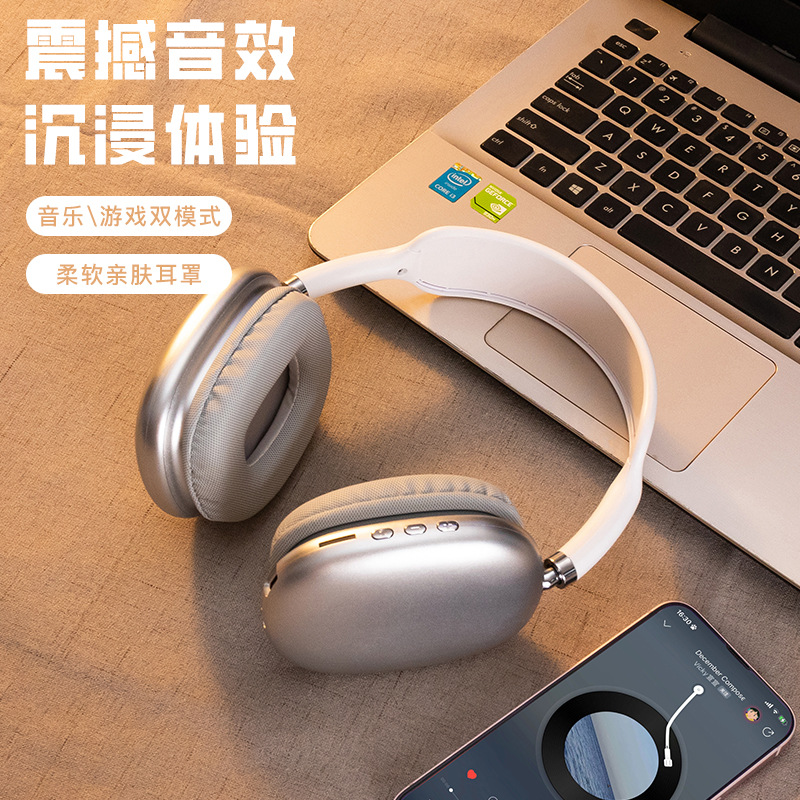 P9 auriculares Bluetooth auriculares Huaqiangbei explosión transfronteriza nueva generación venta al por mayor venta directa de fábrica batería de larga duración