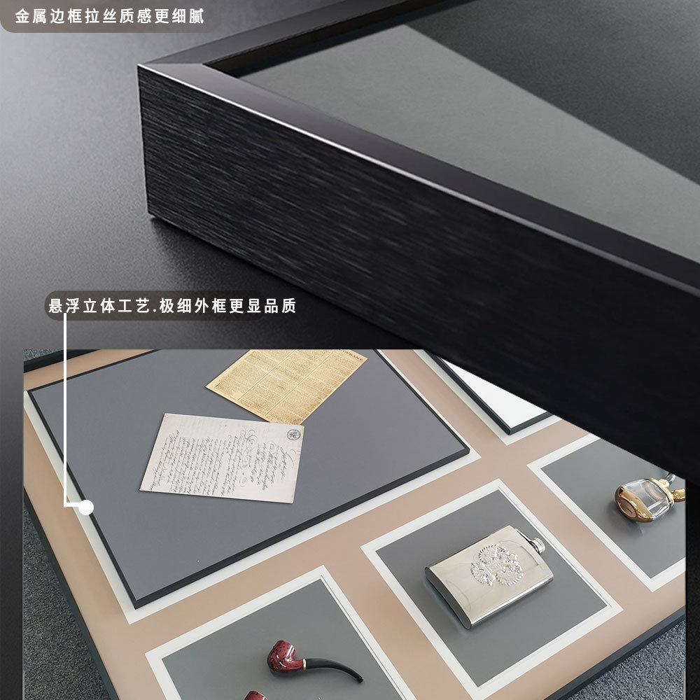 Pintura decorativa de cigarro, pipa, jarra, pintura colgante tridimensional, lujo ligero, habitación de muestra simple, pintura de instalación física