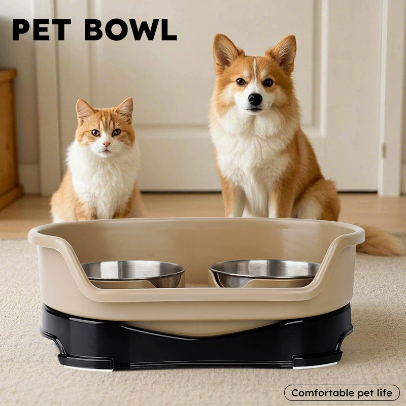 Трансграничная миска для домашних животных Чаша для собак из нержавеющей стали