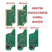 Подходит для Peugeot Citroen автомобильный ключ печатной платы ASK/FSK сигнал CE0523/CE0536