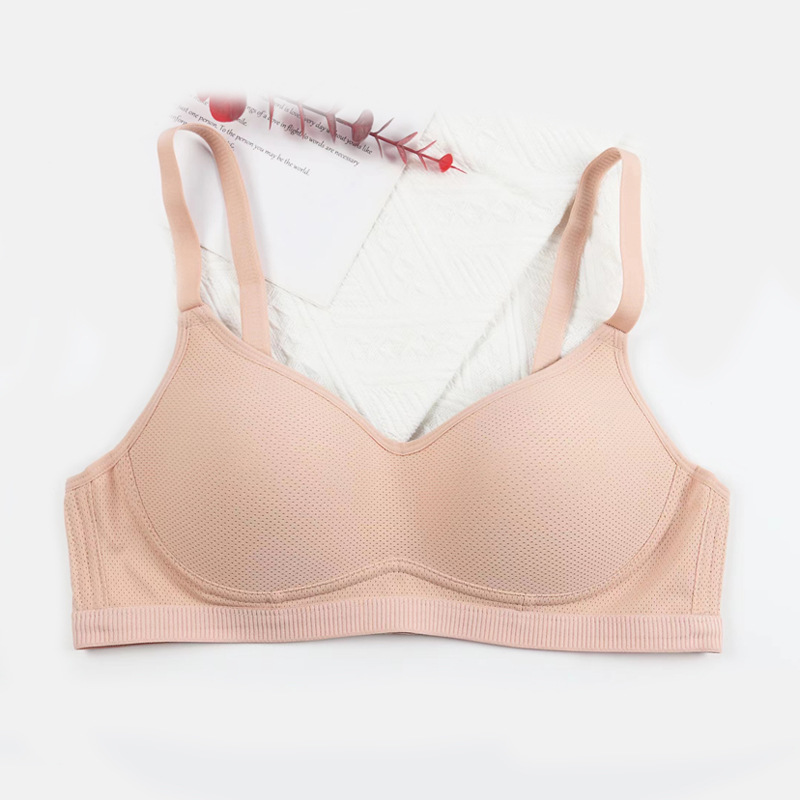 Comercio exterior spot gran sujetador de mujer transpirable ultra delgado sin anillo de acero para juntarse anti-caída ropa interior cómoda de mujer