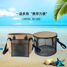 厂家可折叠水桶旅行户外露营洗车便携式泡脚桶储水桶钓鱼桶直销