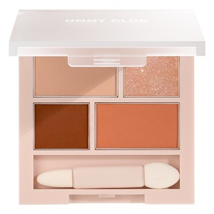 Unny Youyi Four-Color Eye Shadow Pearlescent Matte Palette Cowherd Color 2022 New Earth Color Summer Glitter Sequins