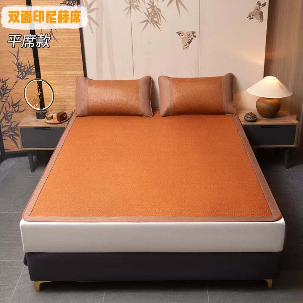 양면 인도네시아 등나무 매트 시트