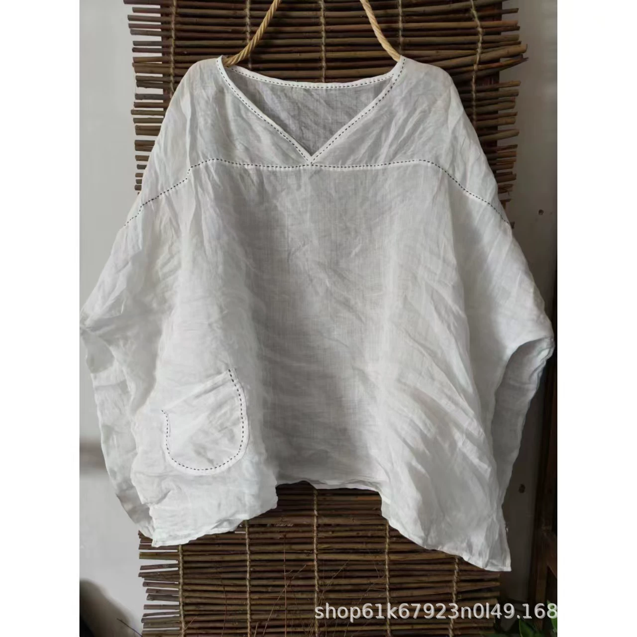 23/5/Qinghuan/Весенний и летний литературный ретро Рами свободный пуловер