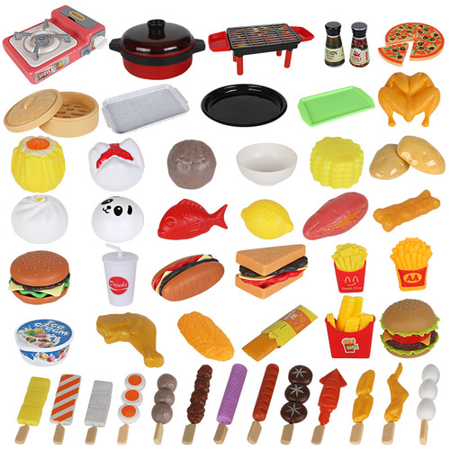 Simulation Food Children Role Play Craft Activity Steamed Bun Pouch Toy for 1-6 Year Old Boys and Girls Kindergarten