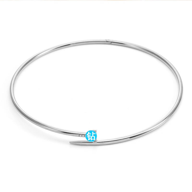 네일 칼라 실버 [다이아몬드 포함]